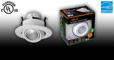 NEW UL Classified FL-4RET Retrofit Eyeball with LED Dimmable Driver Included